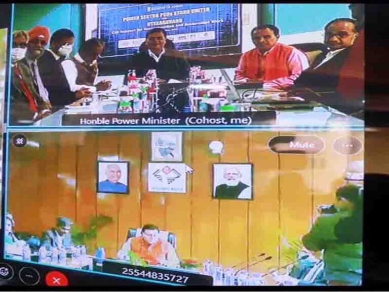 उत्तराखण्ड में आपदा प्रबंधन के लिए केन्द्र सरकार द्वारा राज्य को हर संभव सहयोग दिया गया-मुख्यमंत्री पुष्कर सिंह धामी